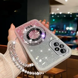 글리터 크리스탈 팔찌 마그세이프 폰 홀더 케이스 (펀다 레알미 노트 70 노트 60 50 C75 C67 C65 C63 C61 C55 C53 C51 커버용)