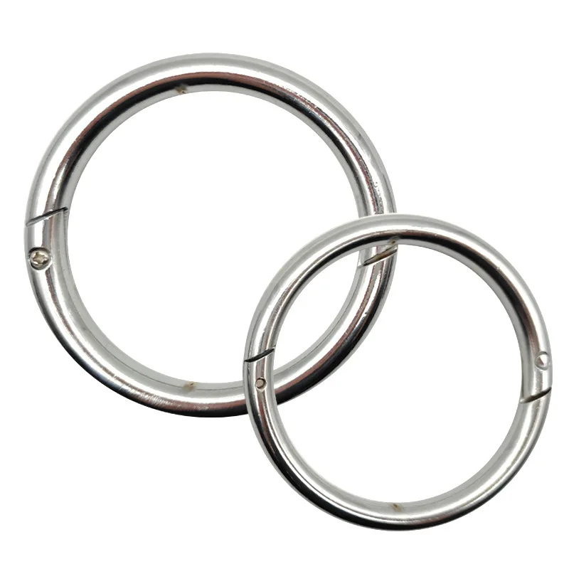 Metal Bull Nose Ring Traction Tool Carbon Steel Bull Nose Ring Circular Perforation Tying Bull Tool