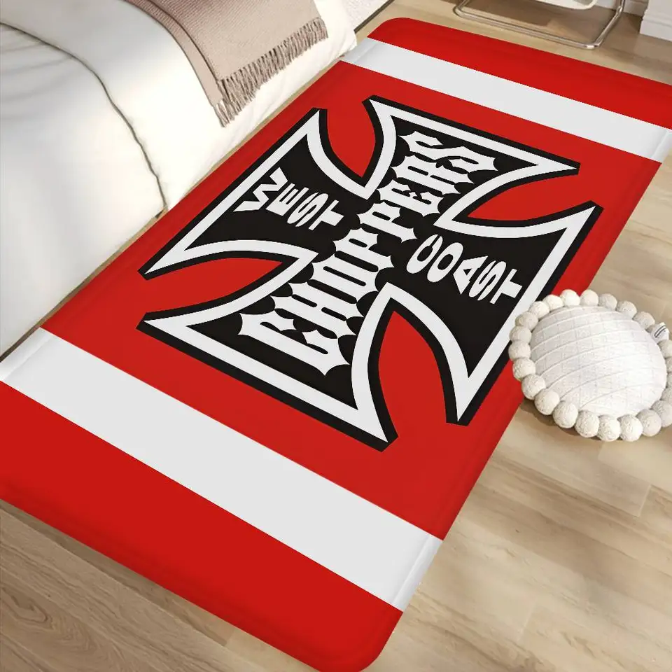 Orange County Choppers ラグ・カーペット West Coast Choppers Room Mats Retro Multiple Choice Living Room ラグ・カーペット