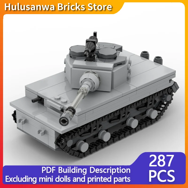 

Heavy Military Tanks Model MOC Building Bricks War Equipment Modular Technology Gifts Holiday Assemble Children Toys Suit
