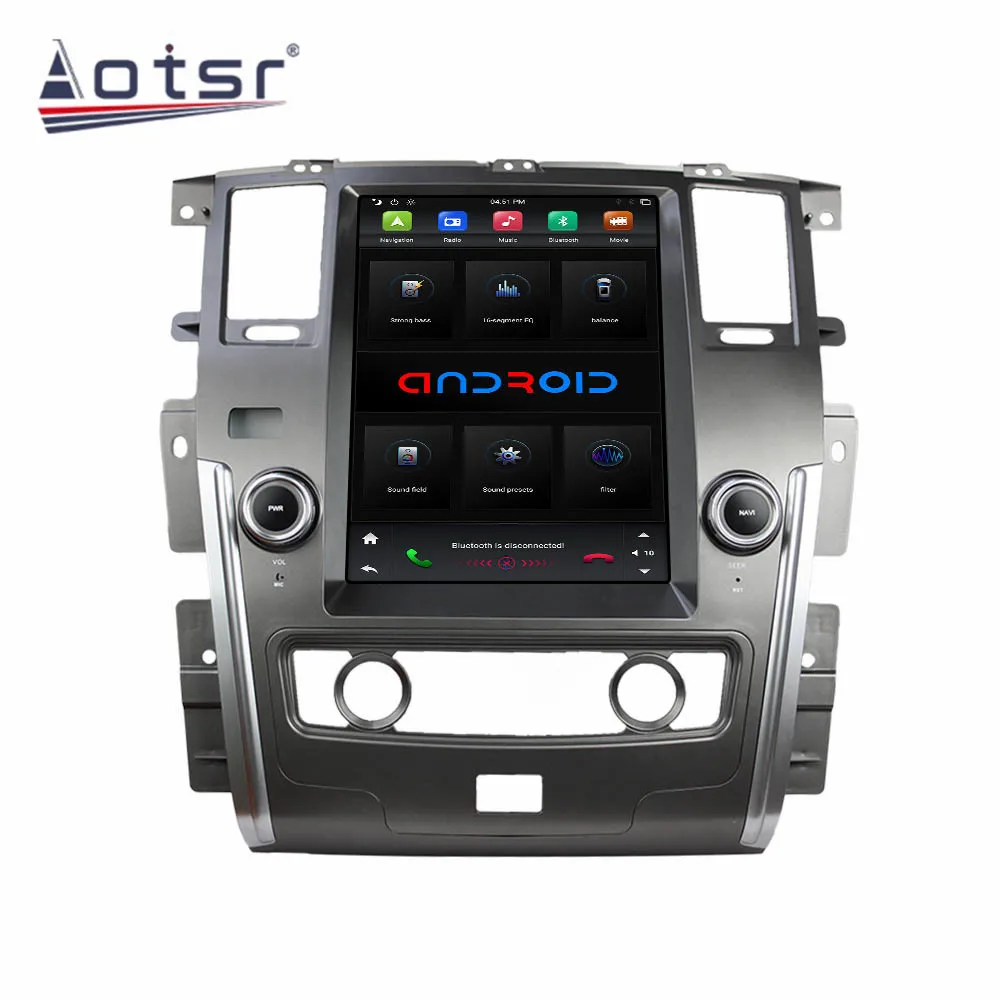 Tesla Automotive Multimedia Carplay For NISSAN PATROL 2010 2011 2012 2013 2014 Stereo Android 12 Bluetooth GPS Radio Head Unit