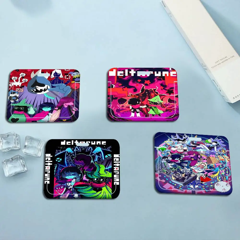 

D-Deltarune Video Game Badge Holder PVC Material ID Card Case for Work Nurse Key & Wallet
