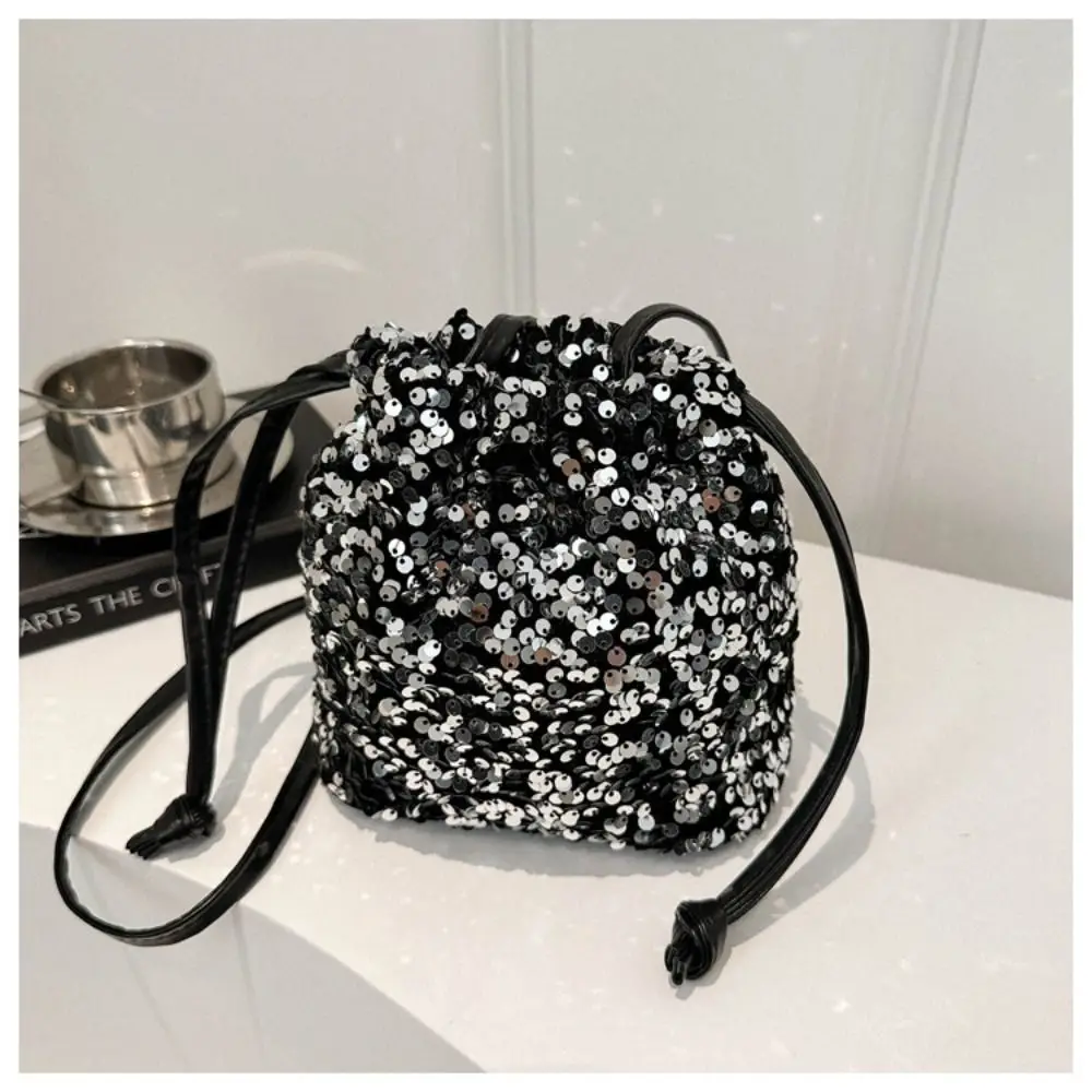 Creative Multicolor Sequin Shoulder Bag Fashion Versatile Handbag Wallet Purse Large Capacity Women's Bags