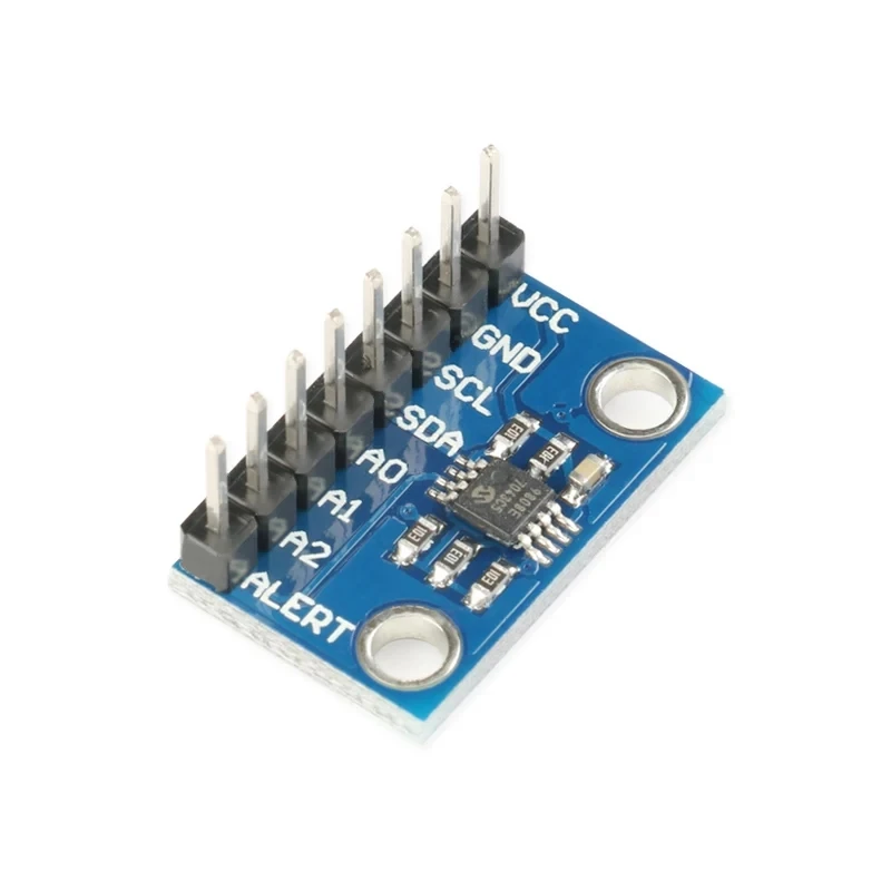 MCP9808 High Accuracy Temperature Sensor I2C IIC Breakout Board Module Chip 2.7V-5V Logic Voltage for Arduino 9808 MCP9808T-E/MS