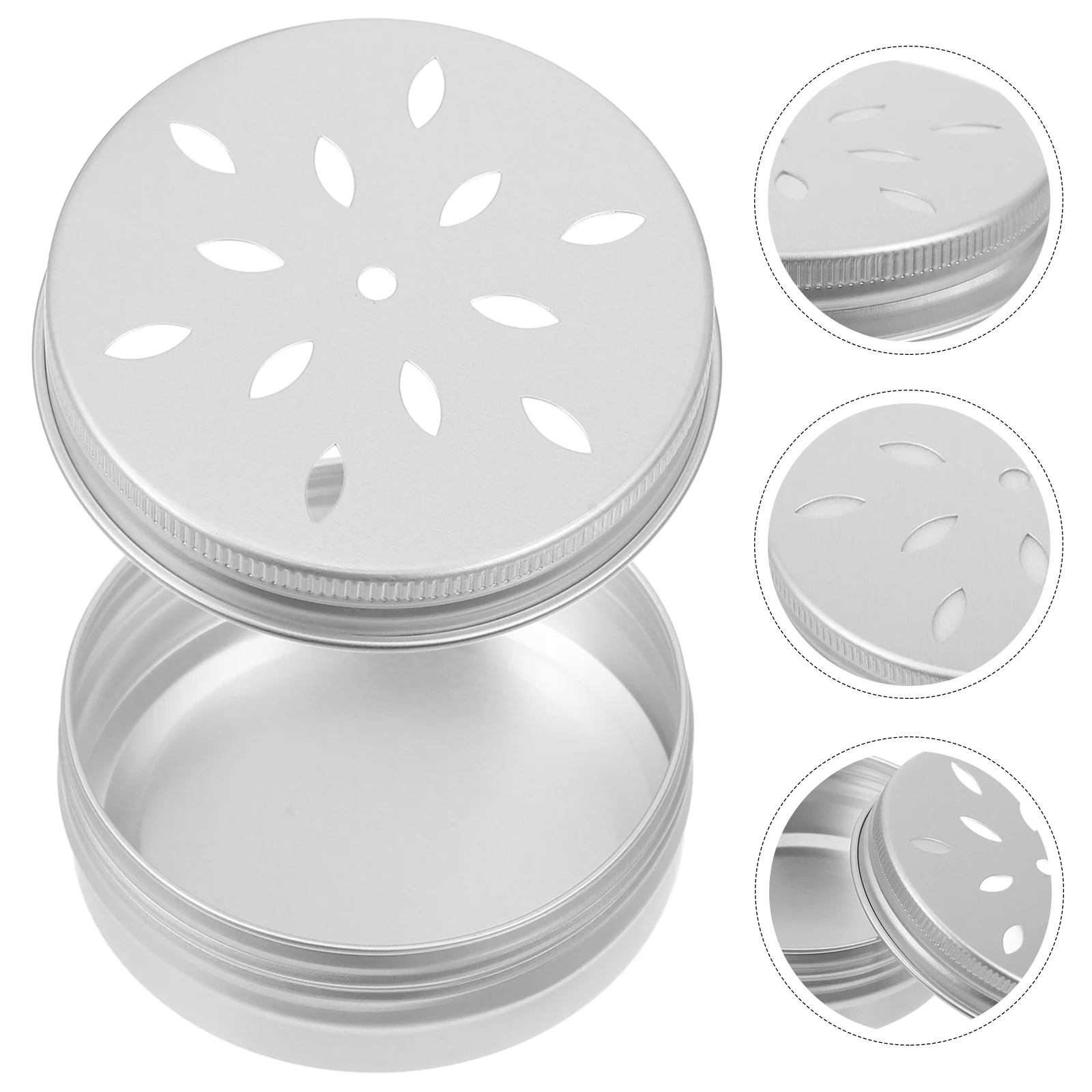 

10 Pcs Pets Puppy Dog Scent Training Holder Case Metal Tins with Lids Nose Container Odor Aluminum Mother Supplies