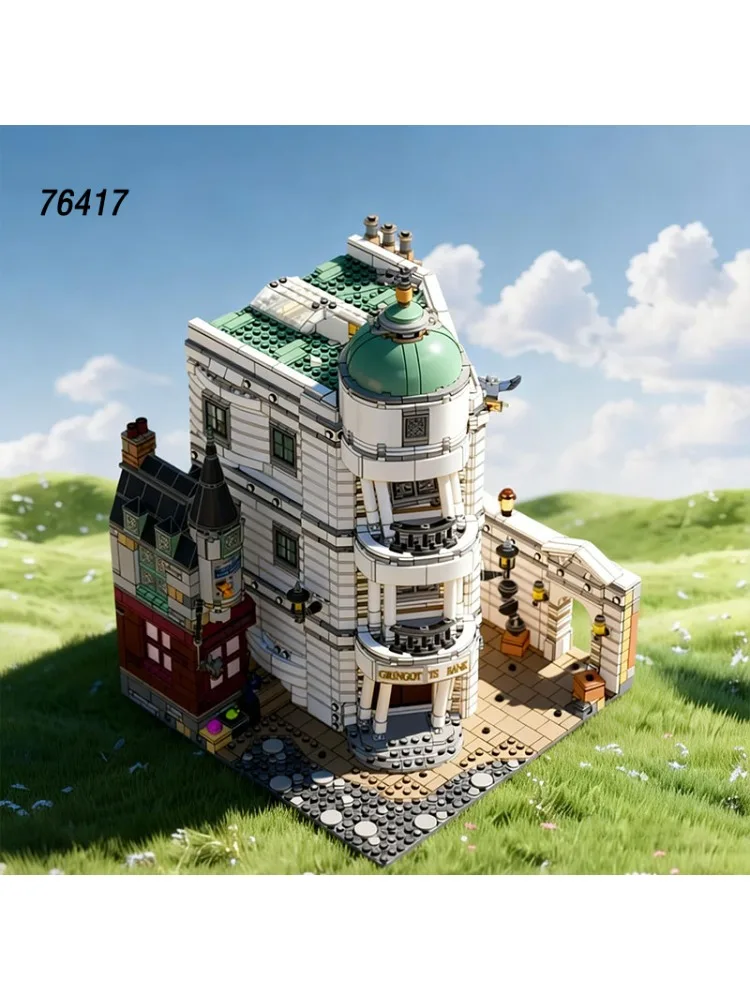 4803pcs Bank Model Bouwstenen Huis Montage Speelgoed Woondecoratie Kinderen Volwassen Verjaardag Kerstcadeau 76417 - afbeelding 2