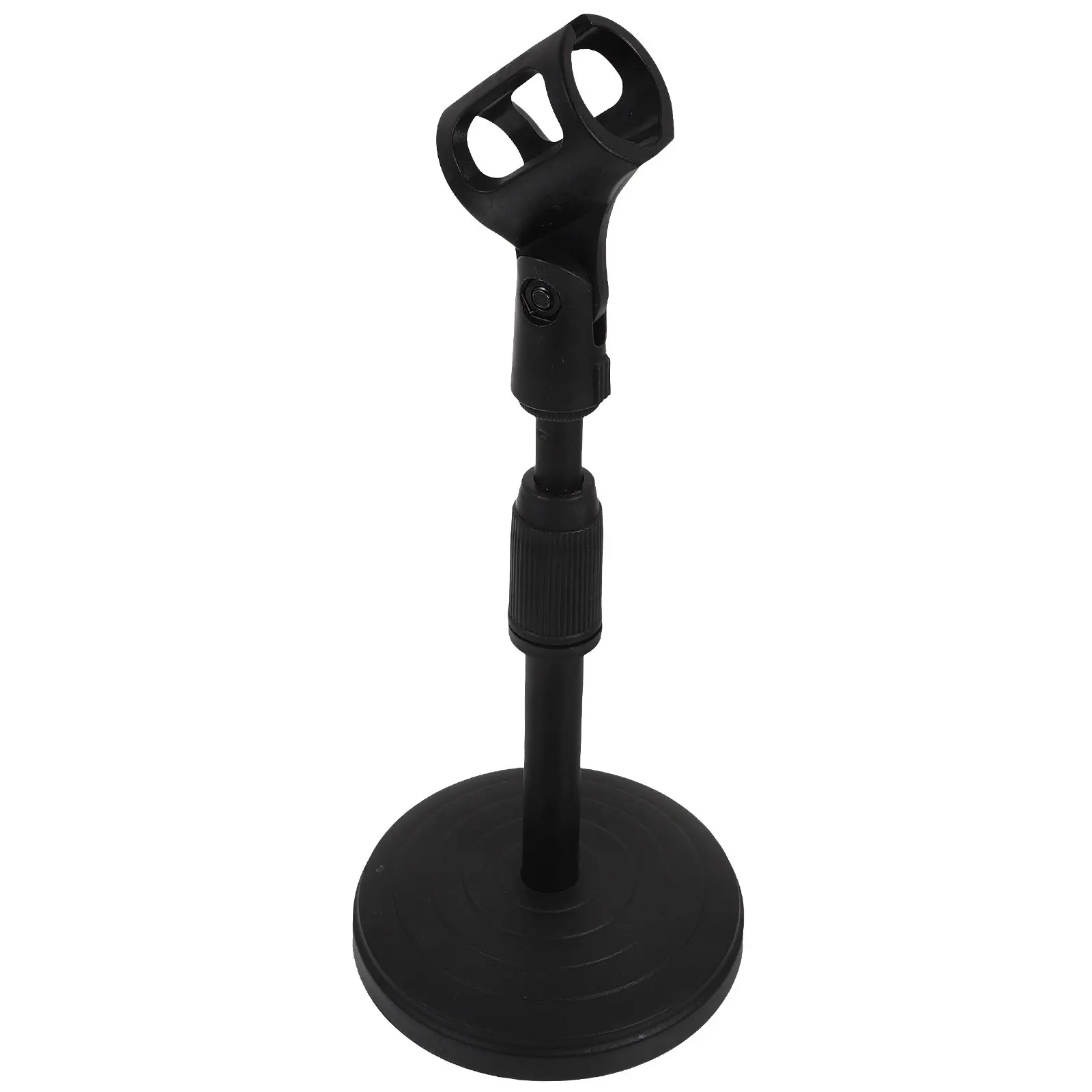 Adjustable Desktop Microphone Stand with Clip for Streaming Gaming Singing Voice Recording Conference Call Easy Setup Compact
