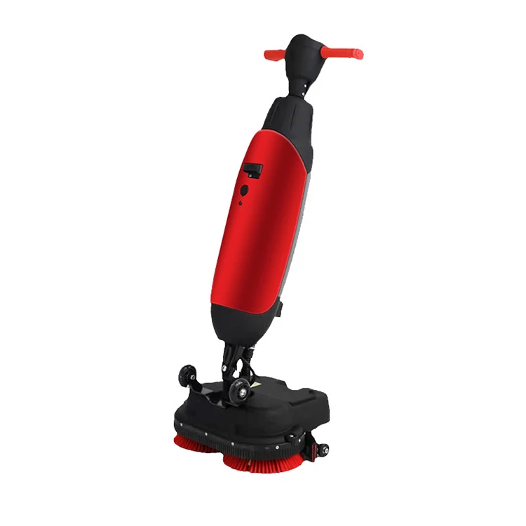 เครื่องทําความสะอาดพื้น Sweeper Scrubber อุปกรณ์เครื่องขัดพื้น 2 In 1 เครื่องดูดฝุ่นเชิงพาณิชย์เปียกและแห้ง