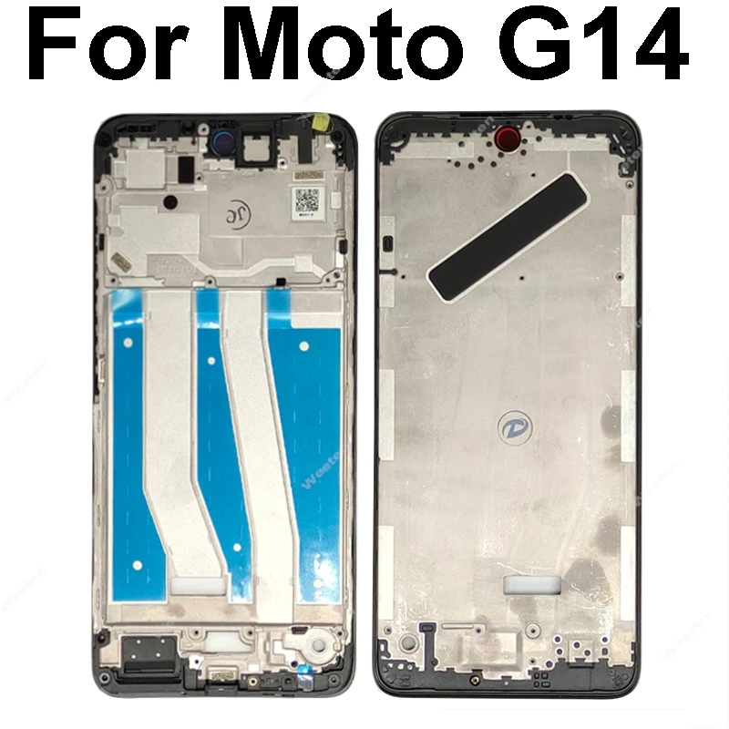 LCD Screen Middle Frame LCD Plate Panel Frame Housing Cover For Motorola Moto G04 G05 G14 G24 G24 G34 G54 G84 G15 G35 G45 Power