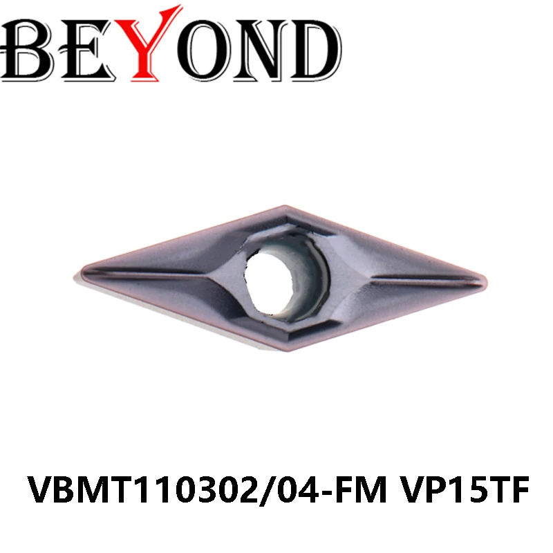 

Original VBMT 110302 110304 VBMT110302 VBMT110304 VBMT110302-FM VBMT110304-FM BEYOND VP15TF Cutter Inserts Turning Tools Plates