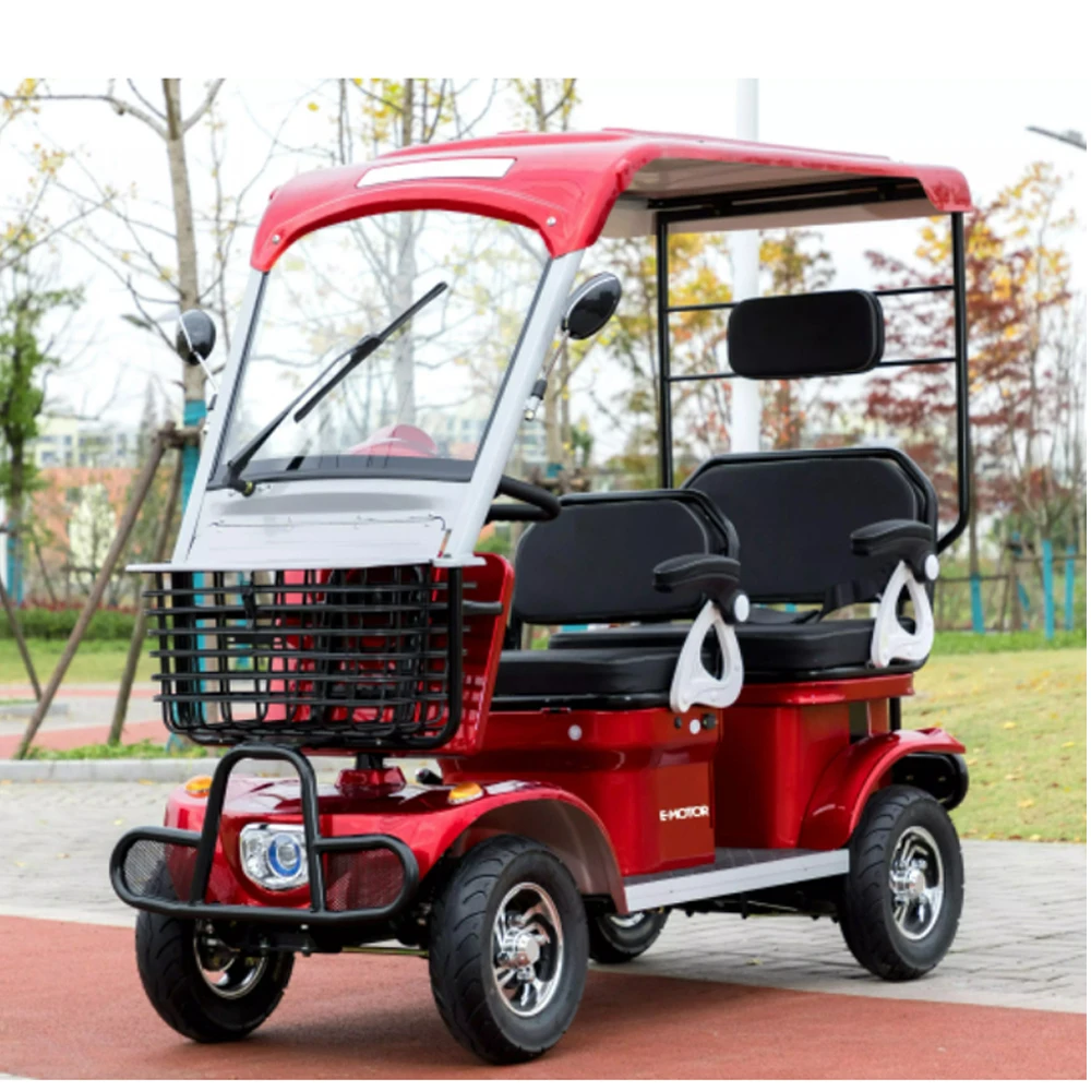 2024 New 4 6 Seats  Golf Cart Cozy Sightseeing Bus Club CarGolf Scooter 5000W 48V Electric Golf Cart