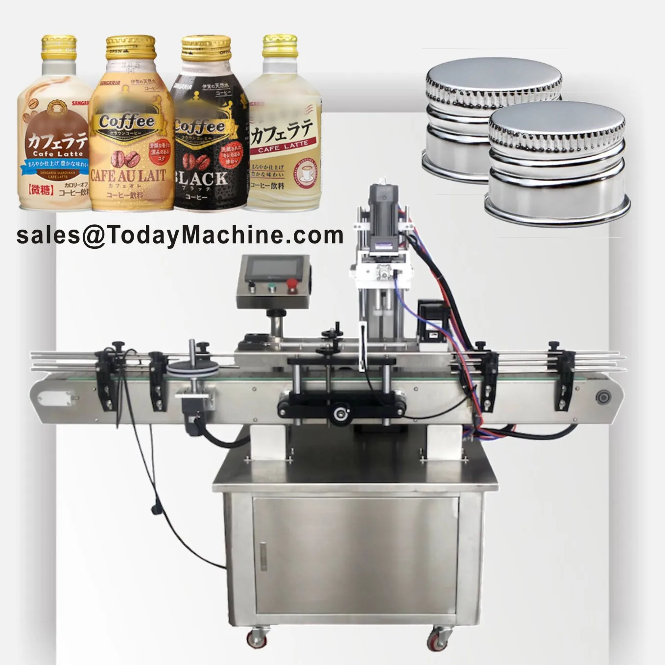 Automatic Mini Small ROPP Aluminum Screw Cap Olive Oil Whisky Wine Bottle Seal Capping Machine