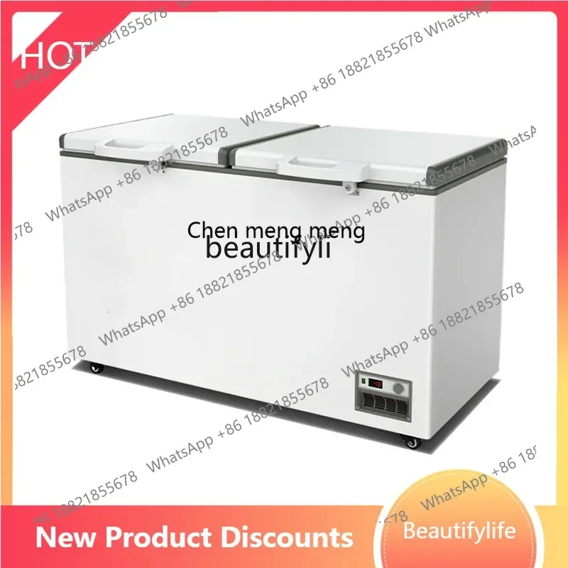 

New arrive Commercial Large Capacity Horizontal Refrigerator Refrigerated Freezer Fresh-keeping Cabinet Supermarket Display Isl