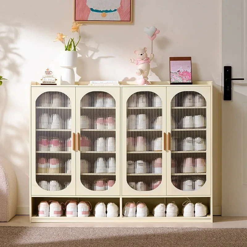 Multi-layer Household Shoe Cabinets Large-capacity Dust-proof Hall Shoe Cabinets Armoire De Rangement Living Room Furniture