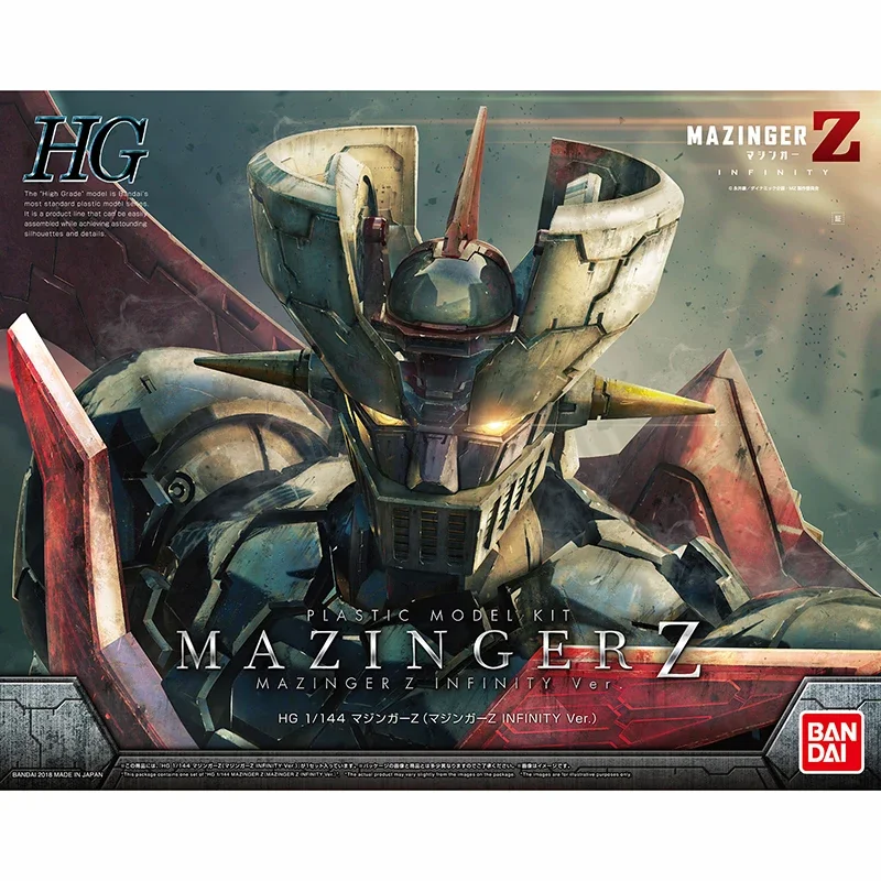 Bandai Originele HG Mazinger Z INFINITY Anime Action Figure Model Assemblage Speelgoed Collectible Model Ornamenten Cadeaus voor kinderen
