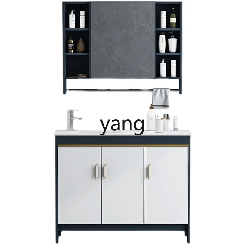 

LTT mini rock slab integrated wash basin floor-to-ceiling washbasin toilet washbasin cabinet