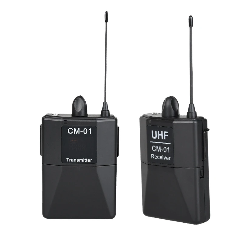 

ABSY Lavalier Microphone, UHF Wireless Lavalier Microphone With Transmitter Receiver And Lapel Mic For Live Performances