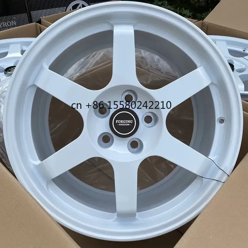 Custom TE37 Forged Wheel Hub 6061 T6 Aluminum Alloy 17 26 Inch 40mm Multi Spoke for FORGING KINGDOM 2 Year