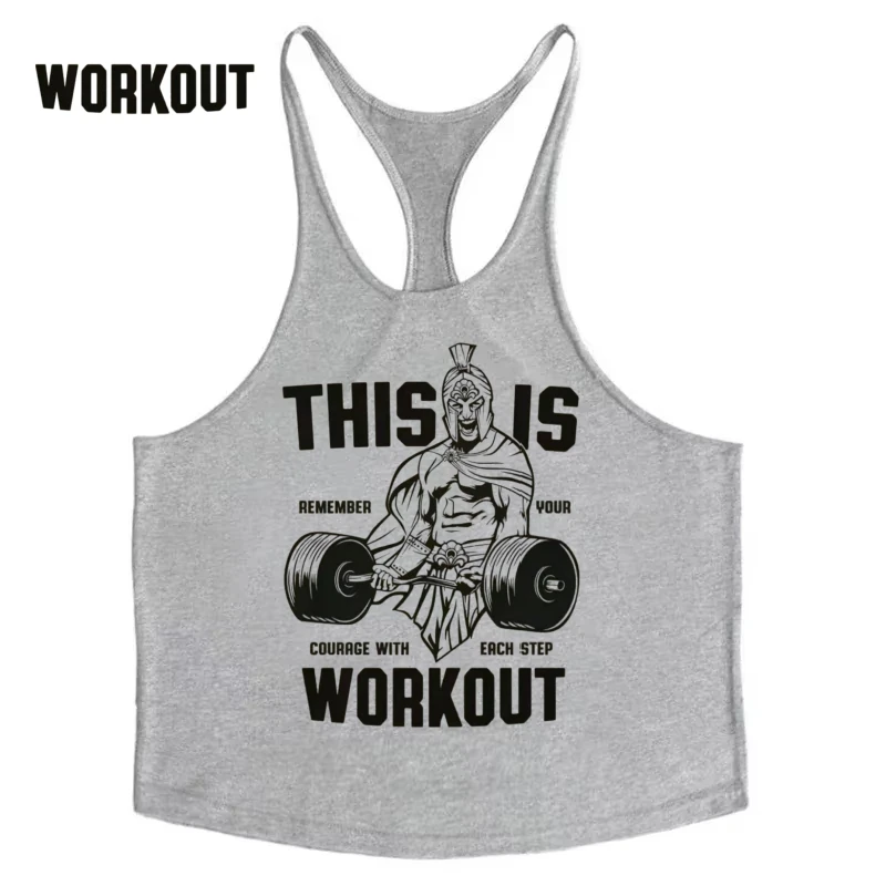 2025 Men's Fitness Sleeveless Vest - Quick Drying Bodybuilding Vest, Breathable and Comfortable Gym Workout Undershirt