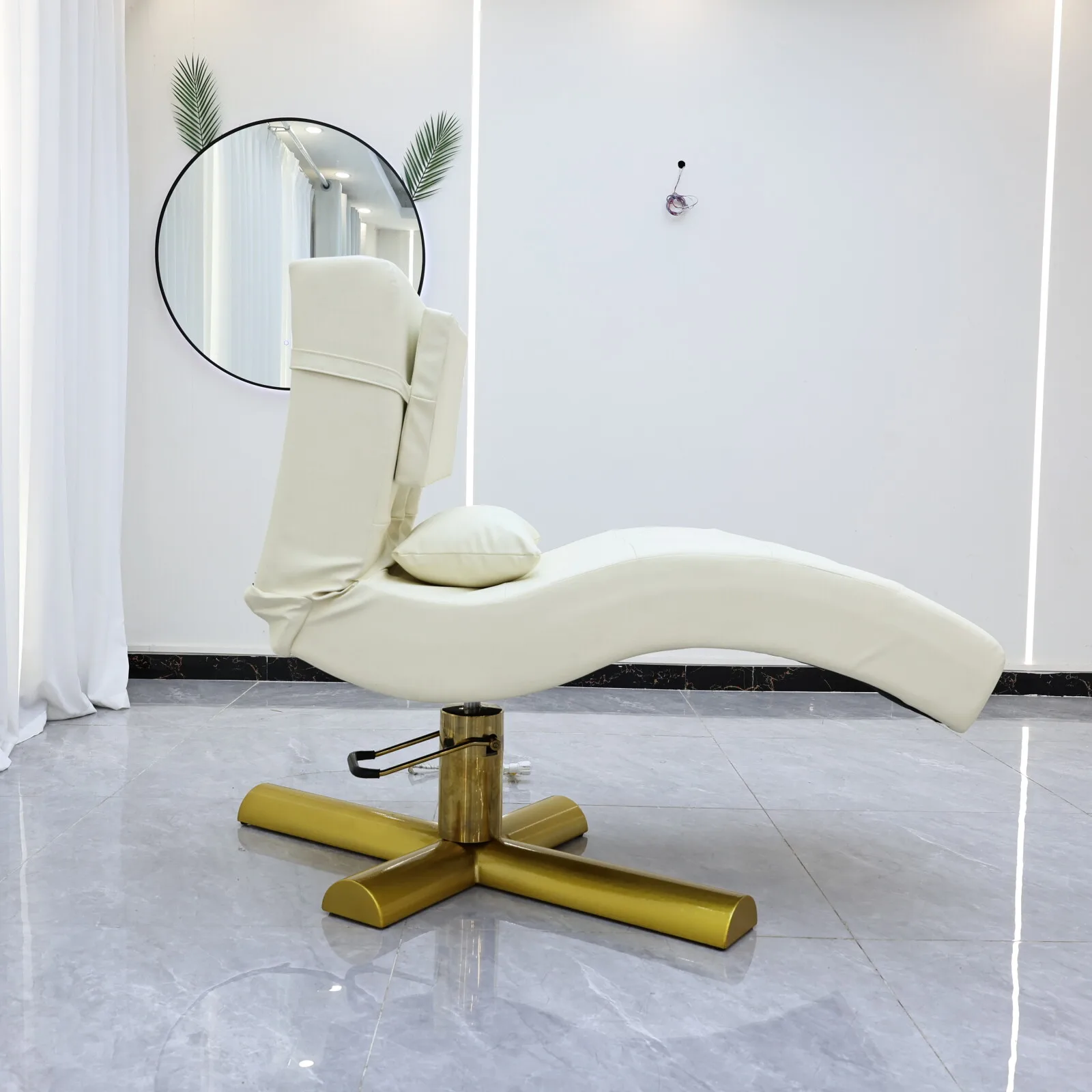 سرير العناية بالجمال، أسرة العلاج المائي للوجه، طاولة التدليك، أثاث تجاري لمتجر صالون التجميل، كرسي صالة الترفيه المنزلي