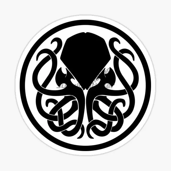 Cthulhu Great Old Ones Octopus Monster Tentacles Creative PVC Sticker for Decorate Fridge Wall Car Off-road Bicycle Window Decal