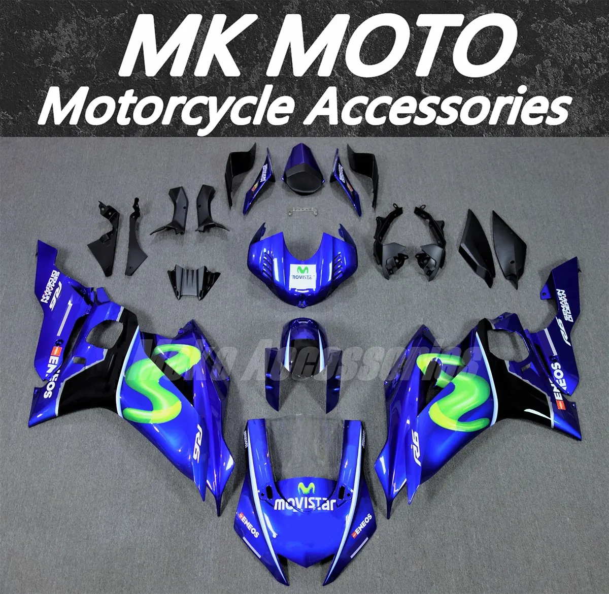 

Moke moto Motorcycle Fairings Kit Fit For Yzf R6 2017 2018 2019 2020 2021 2022 2023 2024 Bodywork Set Abs Injection Blue Green