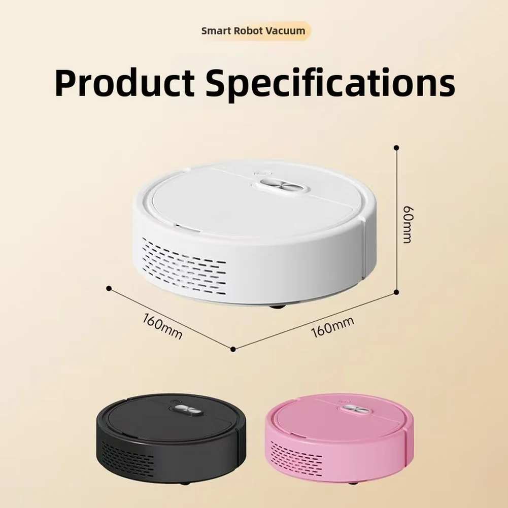 Home Cleaning 3 In 1 Robot Vacuum Multi-function Cleaning Robot Robot Vacuum 16*16*5cm Auto Spot Edge Cleaning