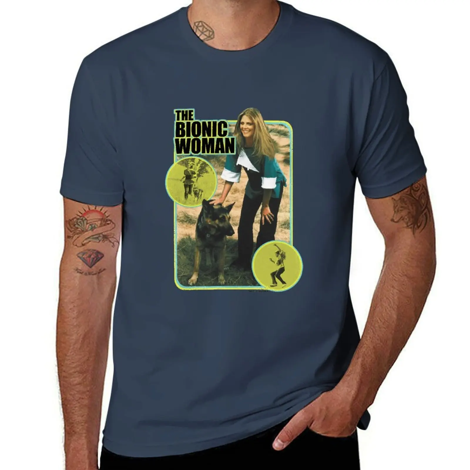 

The bionic woman Essential T-Shirt t shirt personalised black cotton t-shirt plain for man package T-Shirt