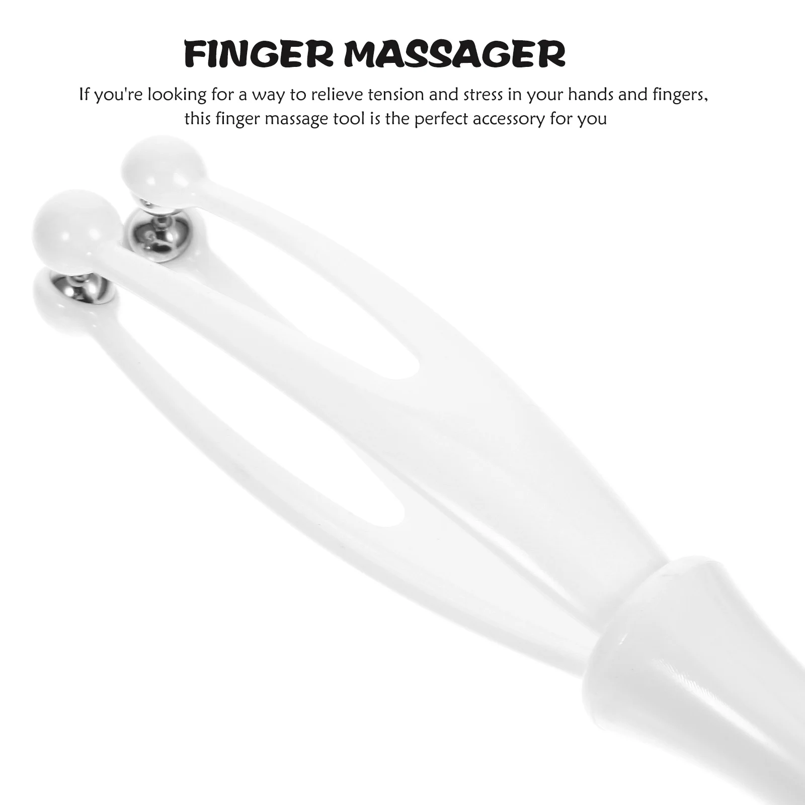 أداة تدليك الإصبع، مدلك محمول لتخفيف التوتر وتحسين المرونة لاسترخاء الأصابع