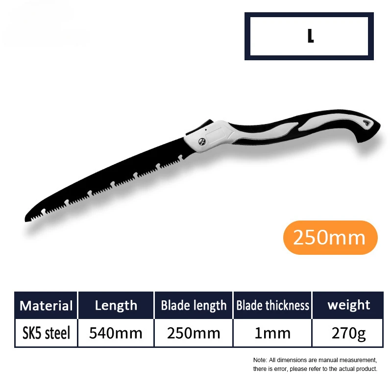 1PC Folding Hand Saw Pruning Saw Professional Hand Sawor Tree Pruning, Camping, Gardening, Hunting, Cutting Wood, PVC