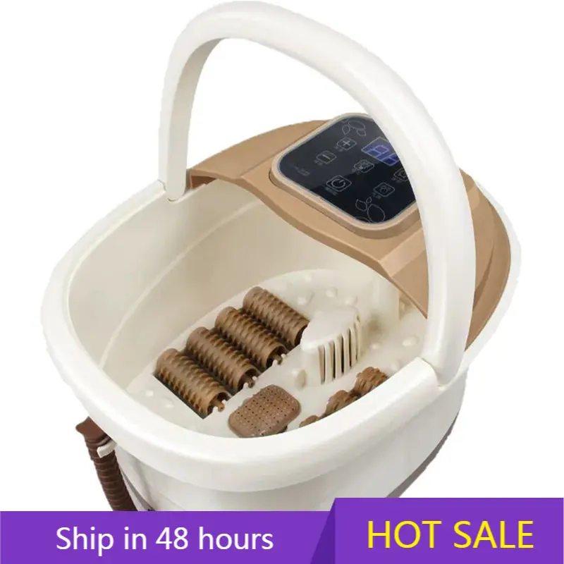 

YTYIN электрическая ванна для ног, массажная нагревательная пузырьковая ванна для ног, ведро для ванны для ног