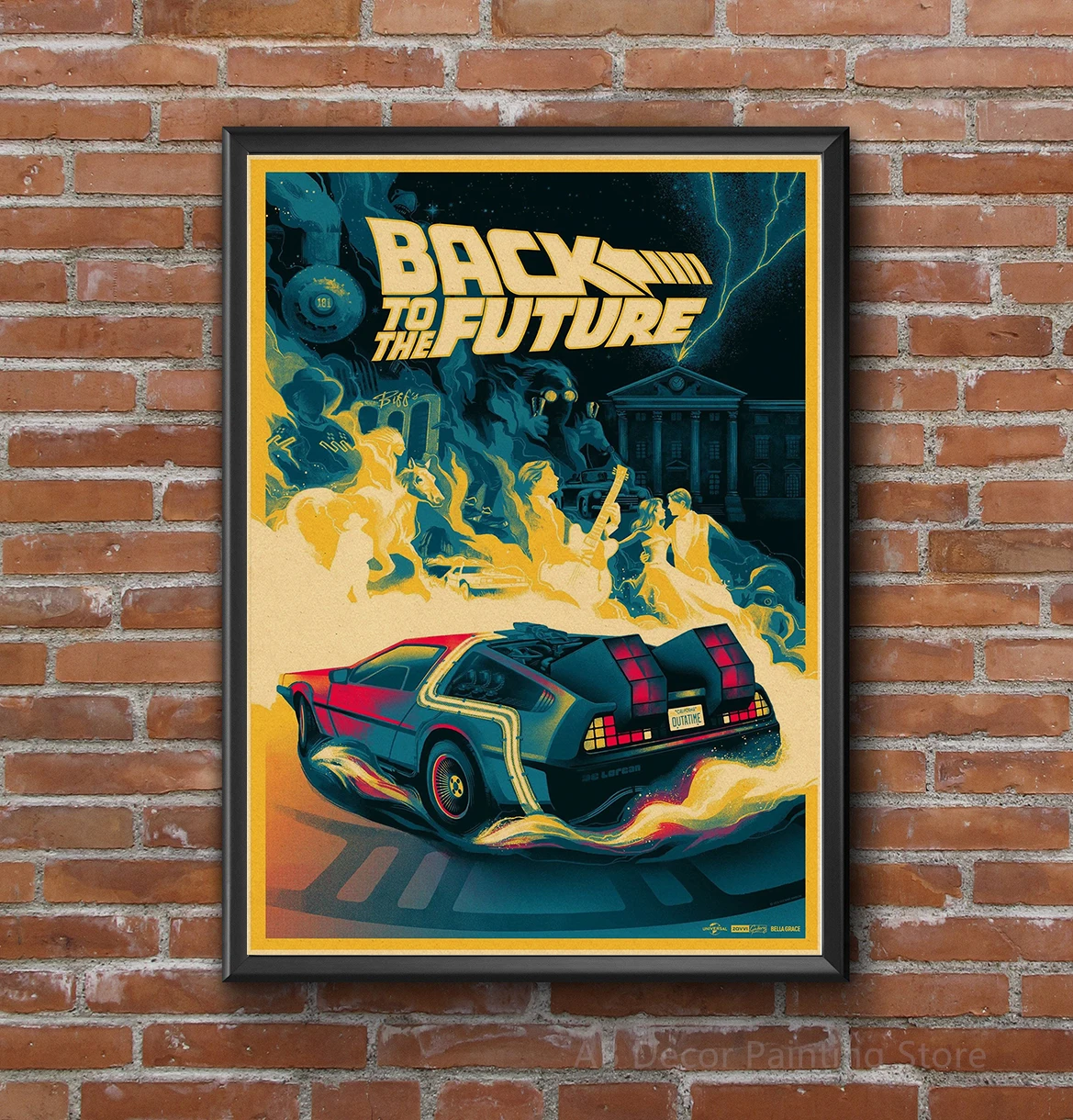 Back To The Future 1 2 3 Movie Posters Kraft Paper Prints Vintage Home Room Cafe Bar Art Wall Decor Aesthetic Painting Picture