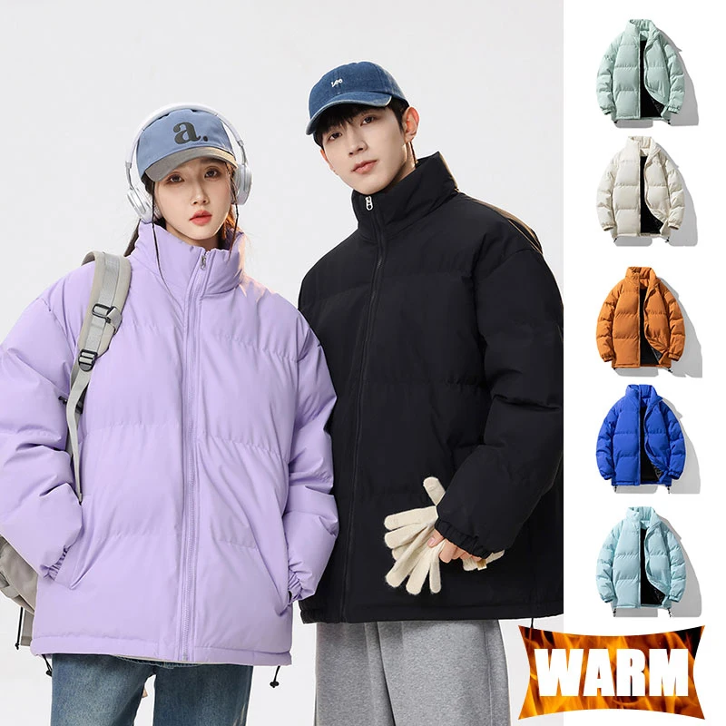 

Теплая куртка для пар, ветрозащитная теплая дышащая теплая куртка с воротником-стойкой, зимняя уличная повседневная спортивная теплая куртка для бега и пешего туризма