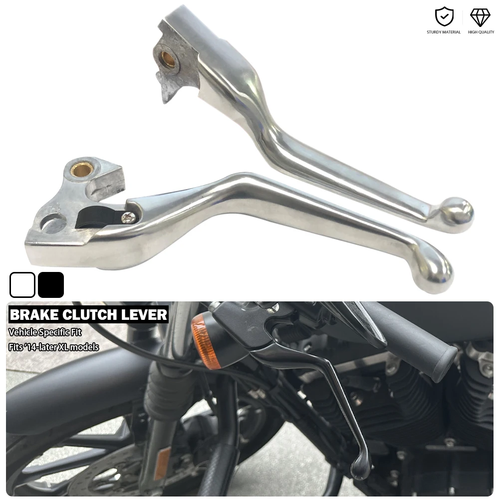 Clutch Brake Hand Control Lever Kit Chrome For Harley Sportster 1200 Custom XL1200C Roadster XL1200CX Seventy-Two XL1200V 2014-