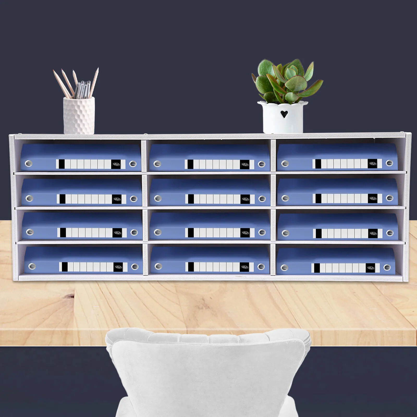 Organizzatore per selezionatore di posta, organizer per letteratura da banco, cassetta postale per studenti per l'aula, organizer per carta da fatture da tavolo per ufficio