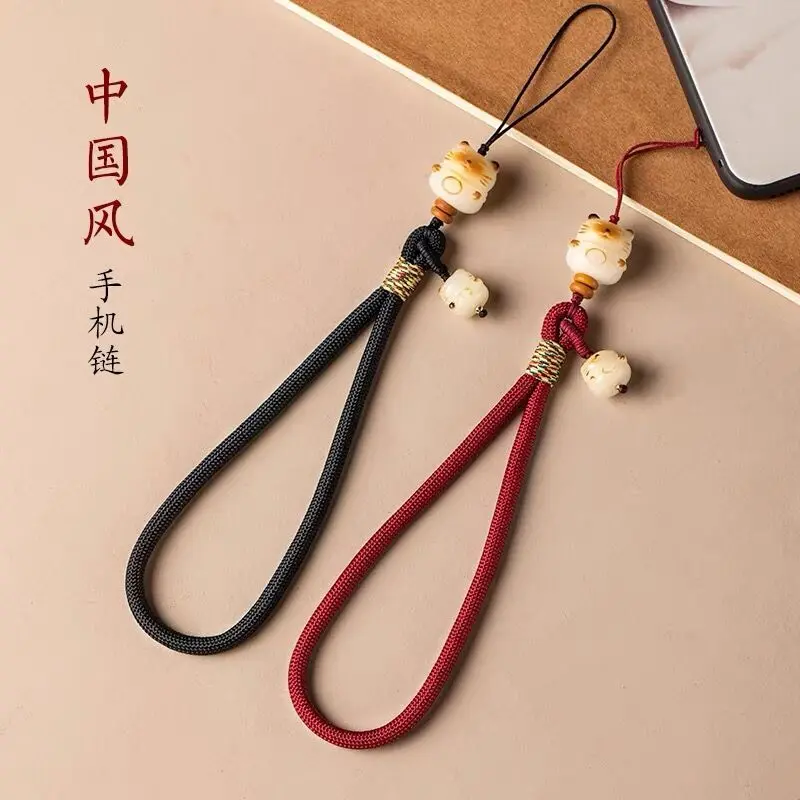 Zhaocai Cat Cute Bodhi Mobile Phone Short Phone Chain Wrist Chain Pendant Pendant Exquisite Hanging Decoration Loss Prevention