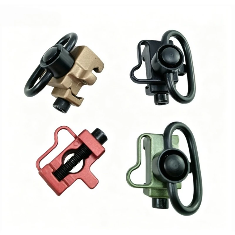 20mm Adjustable Rail Mount Base QD Metal Buckle Single Dual Point Rings For Manual Hobby Model Modification