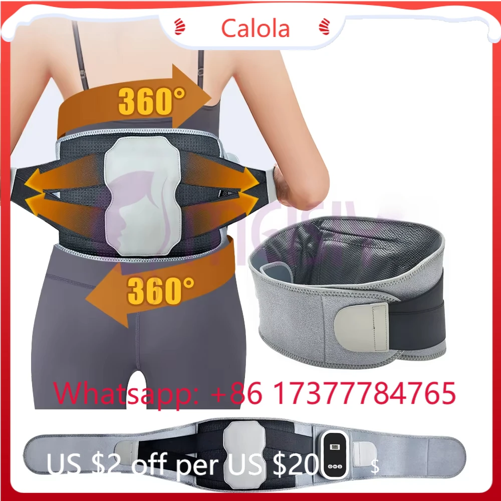 3-in-1 Heating Belly Slimming and  Burning Abdominal Massage Belt Knee Massager and Waist Body Application