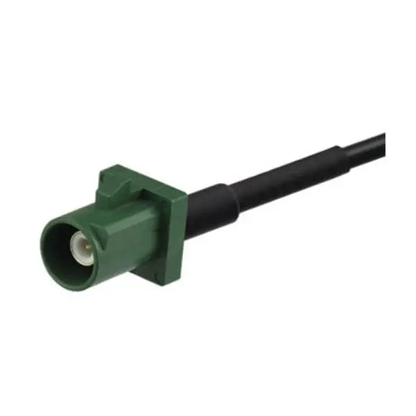 Fakra E Male to RCA Male with Extension RF Cable for Car Reverse Backup Rear View Camera 15CM