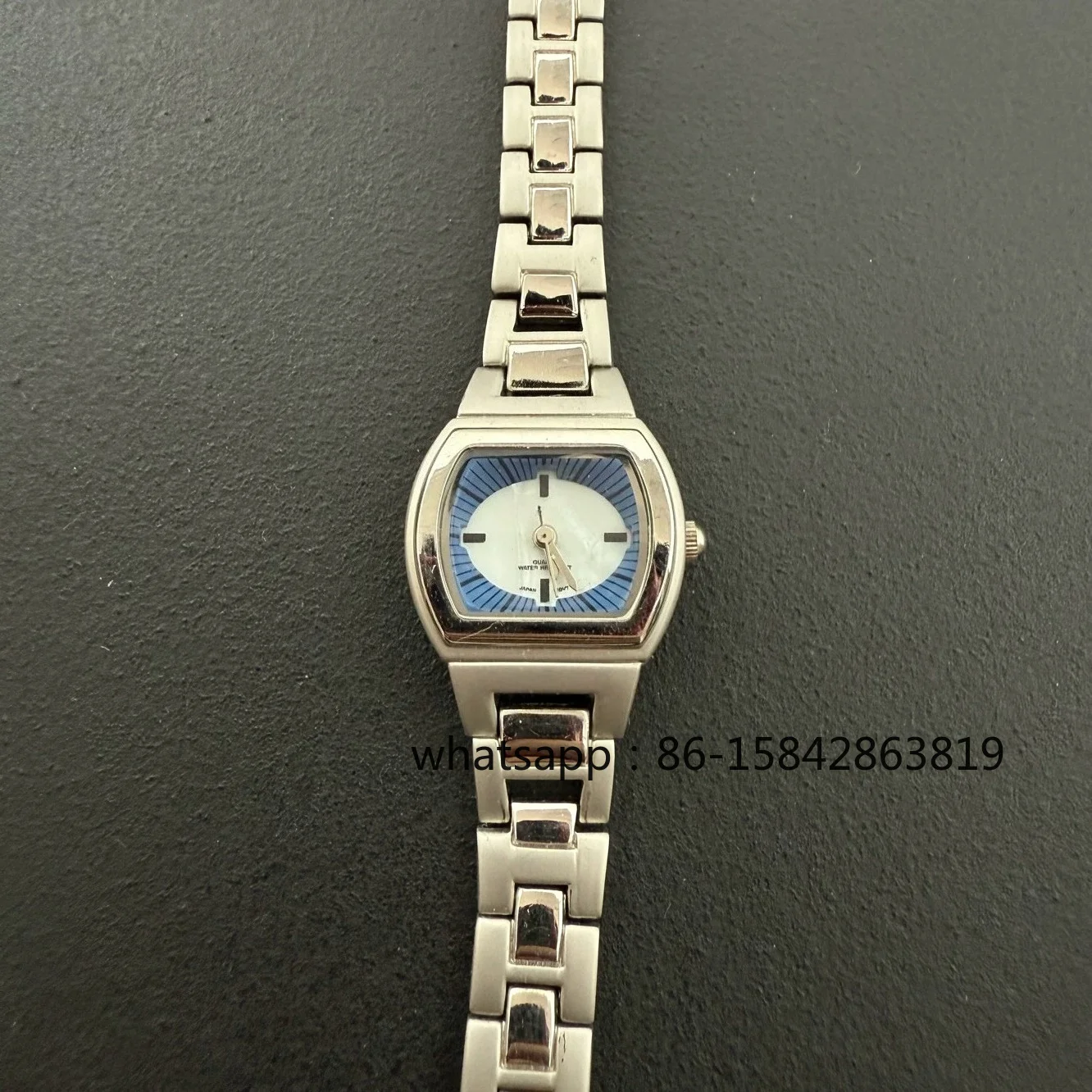 Awasteoftime, medieval watch personality niche square metal vintage quartz watch