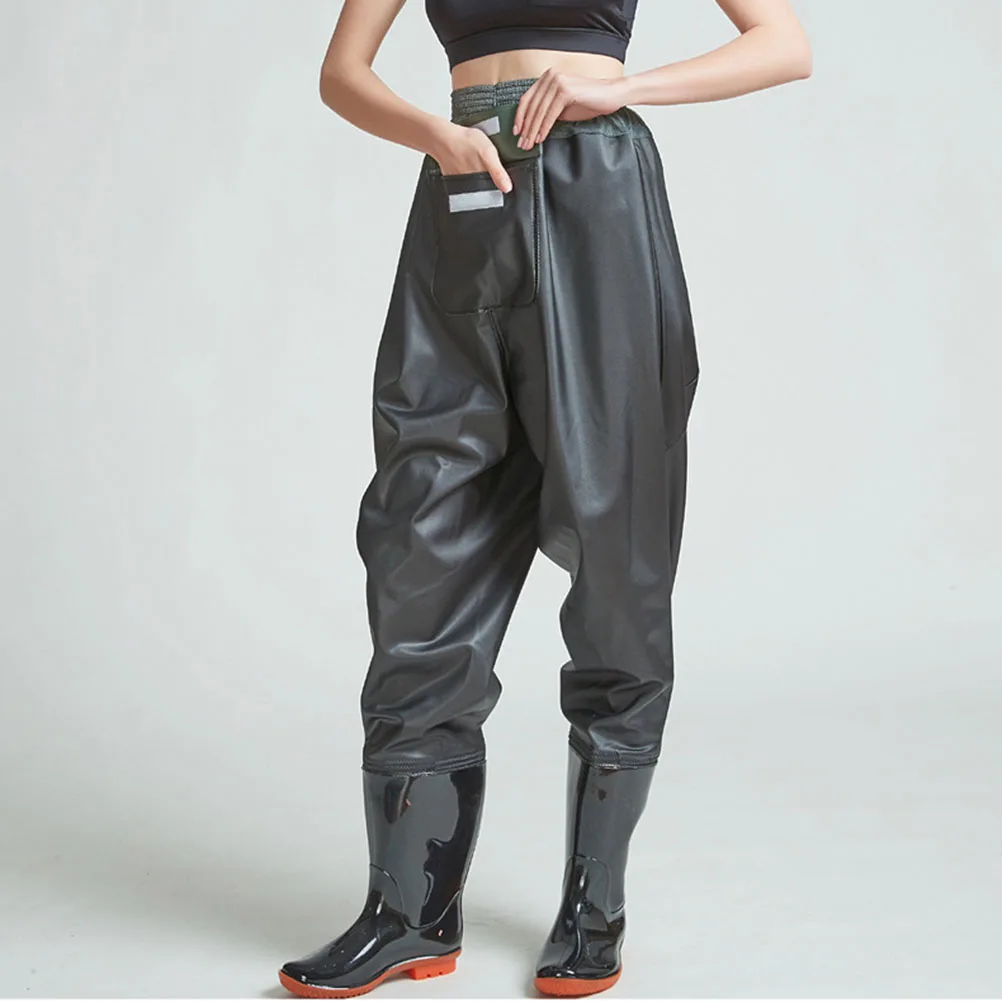

Water Pants Fish Fly Fishing Waders with Boots Wading Men Waterproof Breathable Man