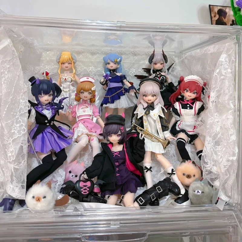 Neo Eden Mjd Doll Blind Box Light Nightmare Twin Series Pvc Movable Anime Action Figure Collection Toy Desktop Decor Mjd Gift