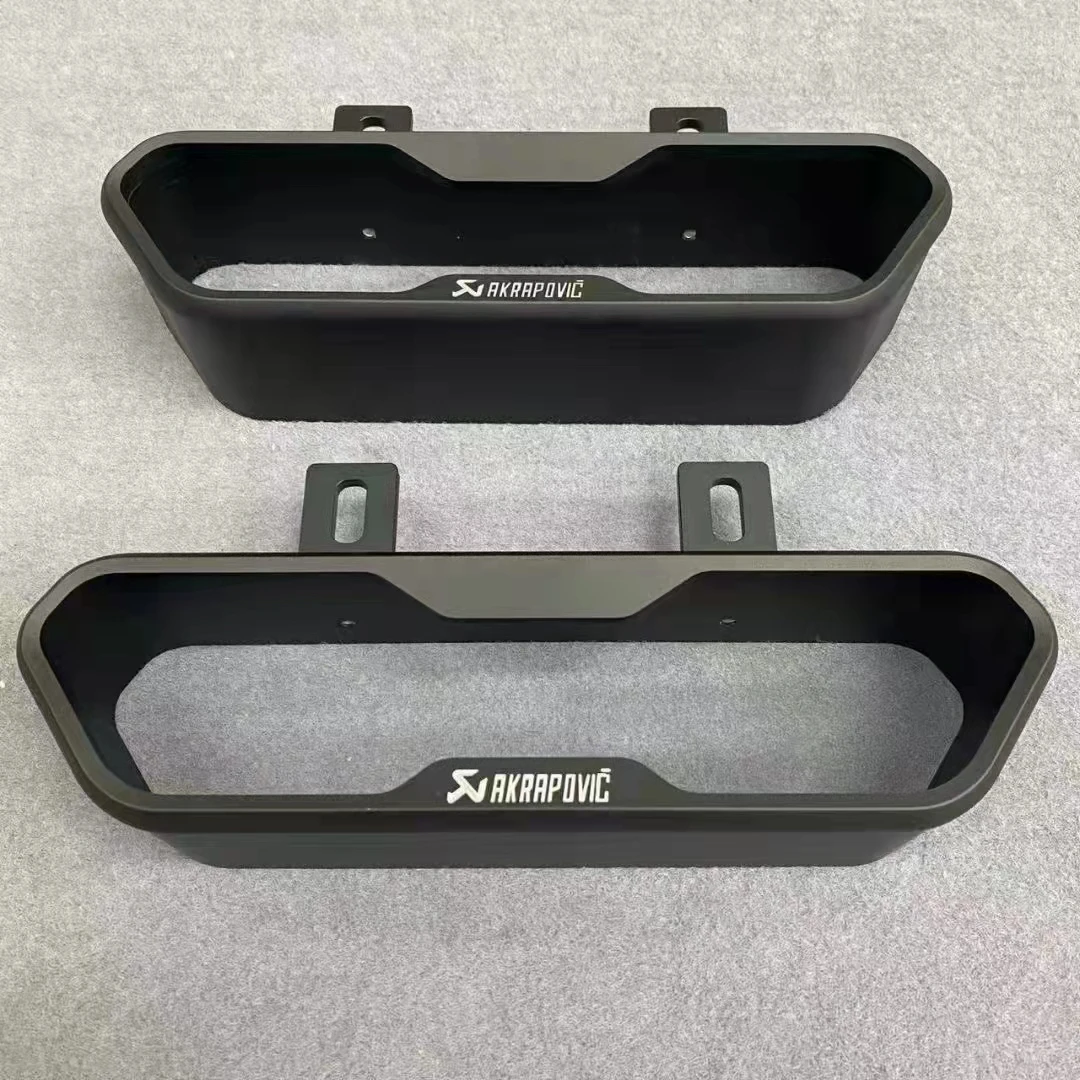 2PCS Rear Car Exhaust Tail Throat Muffler Decoration for Mercedes Benz G55 G500 G550 Pipe Mouth Cover Accessories