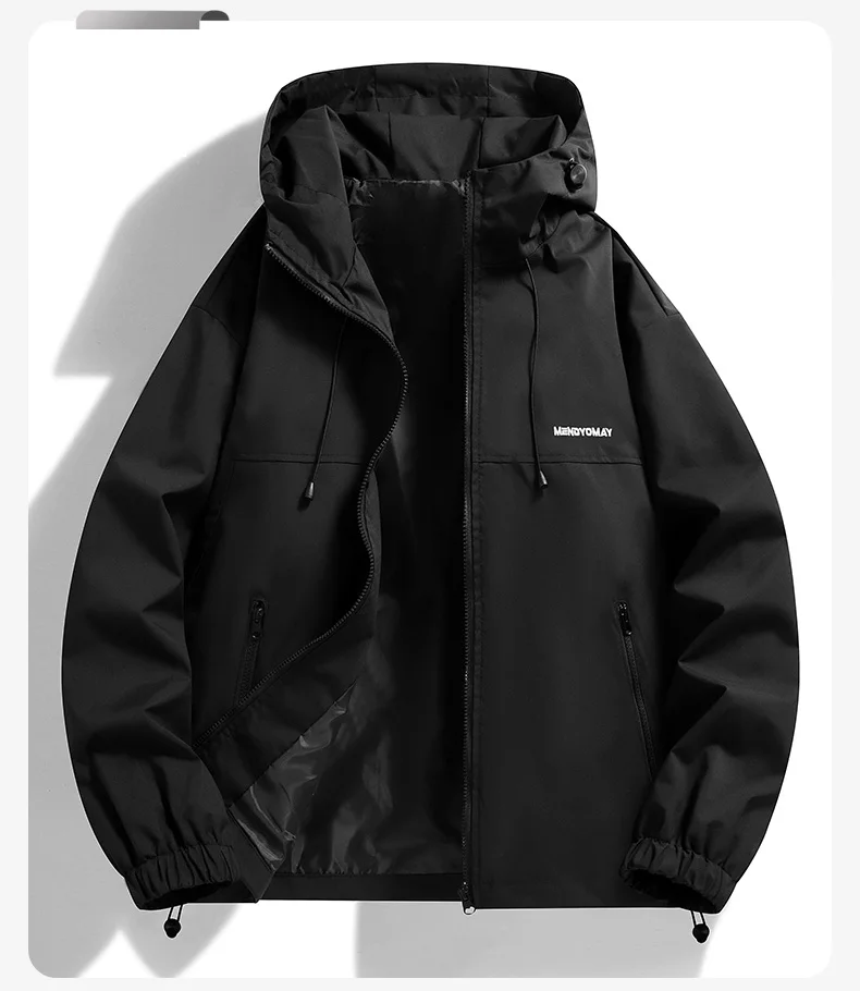Unisex-Wanderjacken, wasserdicht, winddicht, für Frühling und Herbst, Trekkingjacke, Damen-Windjacke, Outdoor-Angel- und Campingjacke, Paarjacken. – Detail 13