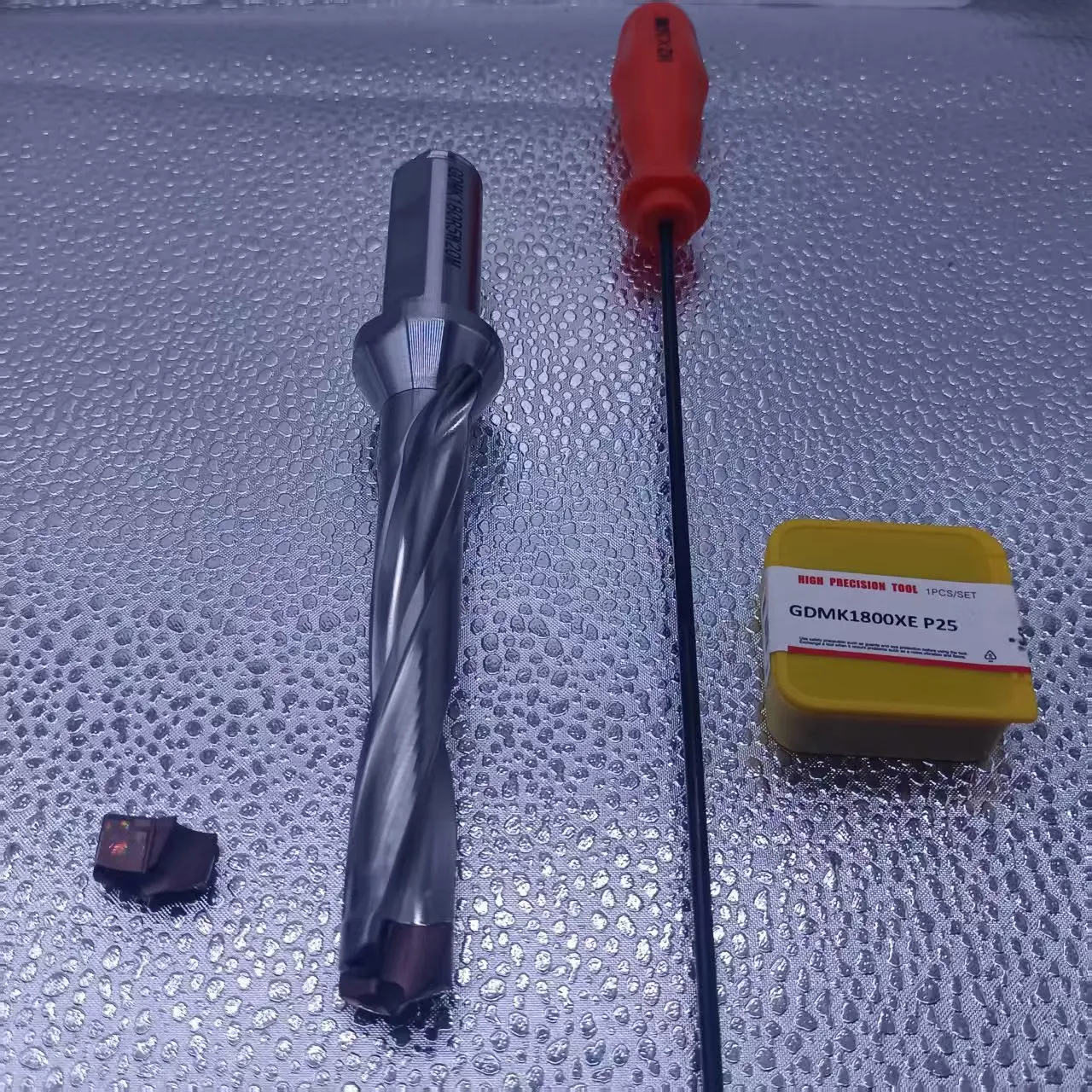 3D 5D Inner Coolant Interchangeable Magic Drill Bits Head GDMK180R3W20M GDMK Deep-hole Drills Pull Back Type Crown Drills