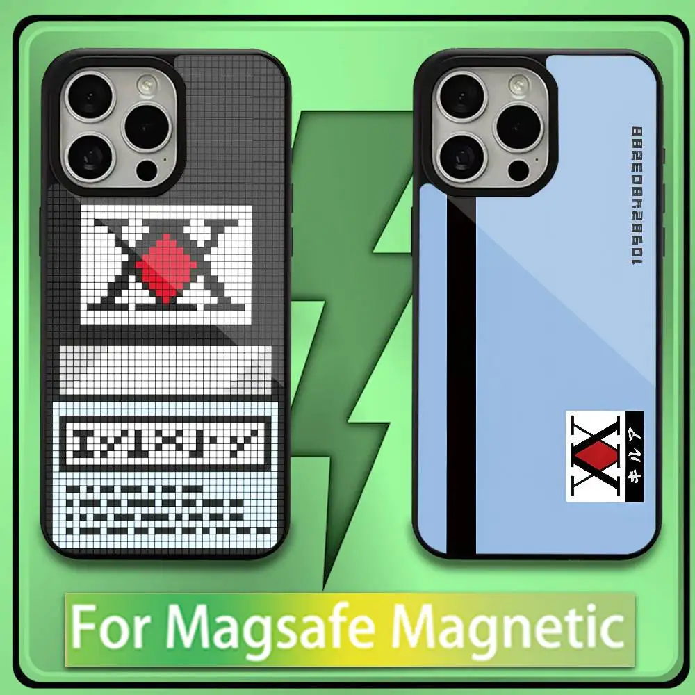 حافظة هاتف ترخيص Hxh Hunter X Hunter لهاتف iPhone17,16,15,14,13,12,11,Plus,Pro,Max,Mini Soft Magesafe شحن لاسلكي مغناطيسي #1