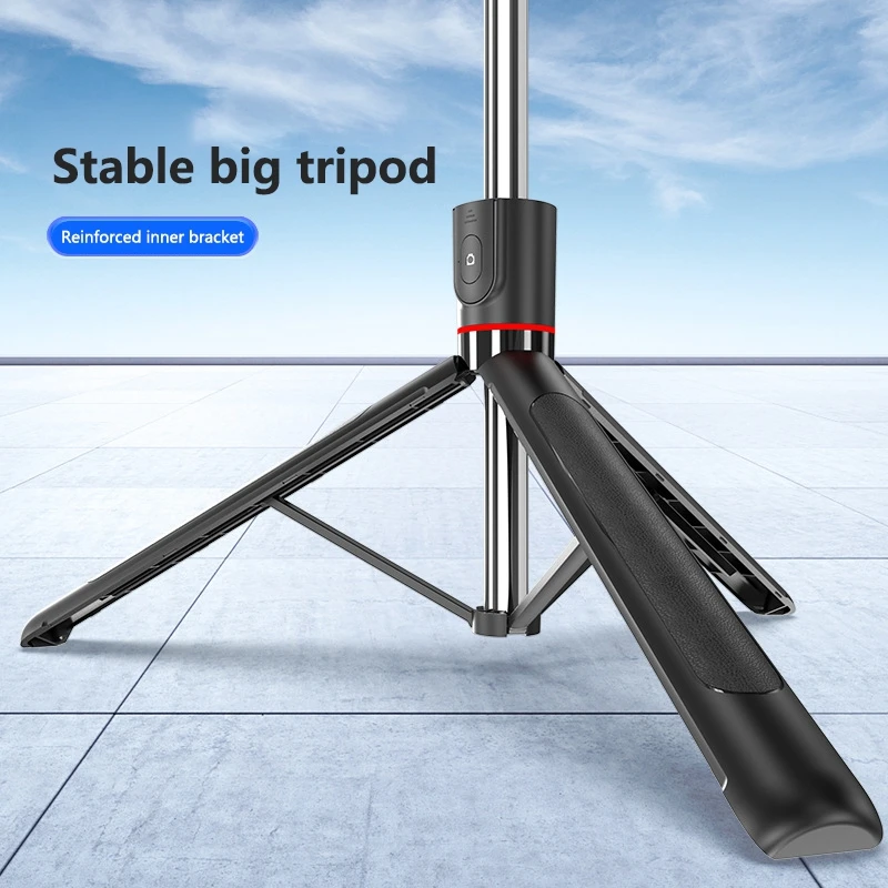 XIAOMI F15 Selfie Stick Tripod 6-Section Extendable Pole 360° Rotation Fill Light Option With Bluetooth Remote For Phone Vlog