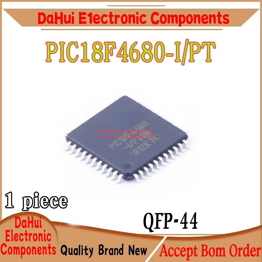 (1piece)100% New PIC18F4680-I/PT PIC18F4680 QFP-44 Chipset