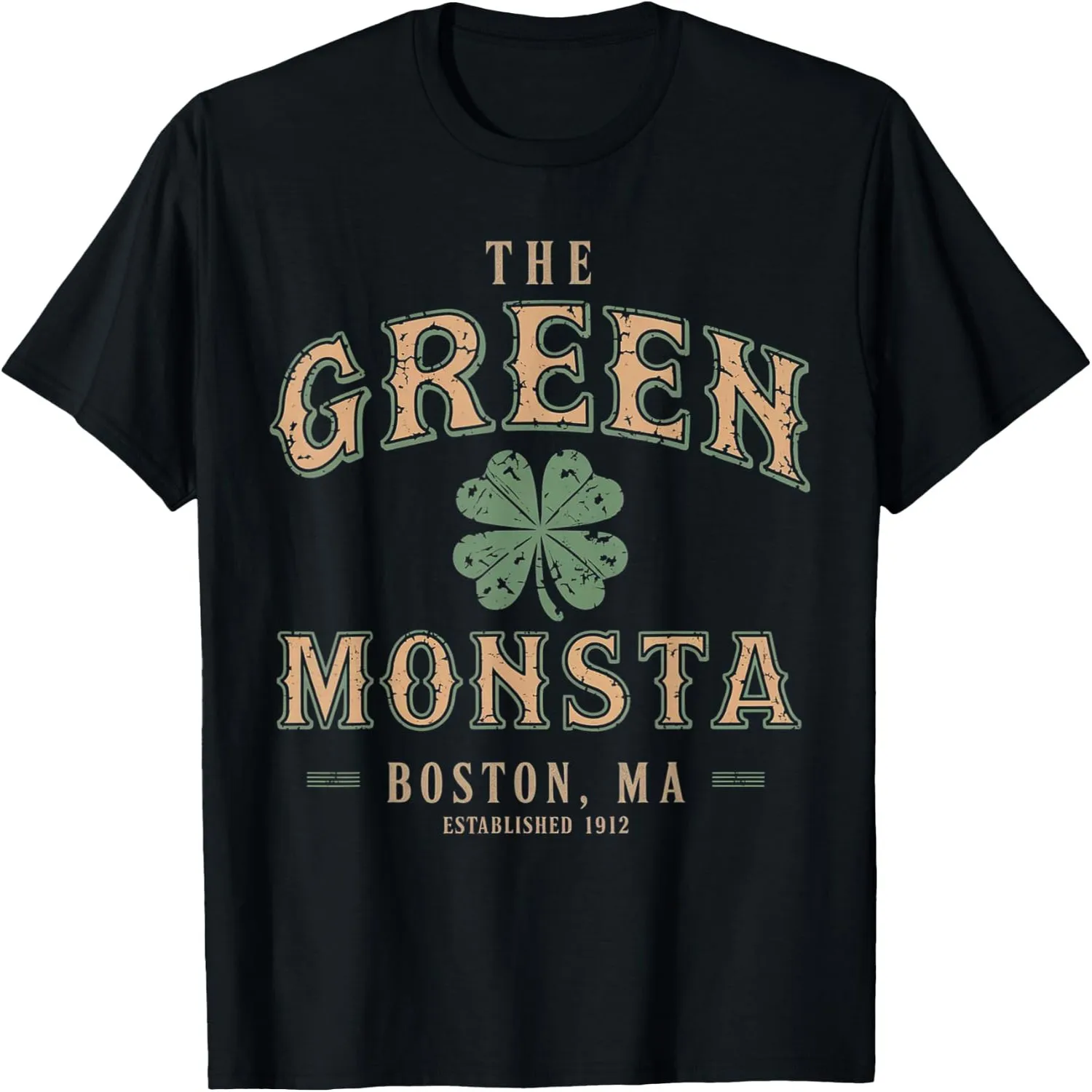 The Green Monsta Outfits St Patricks Day _ Boston Name Proud T-Shirt Halloween t-shirt, Gift tee,