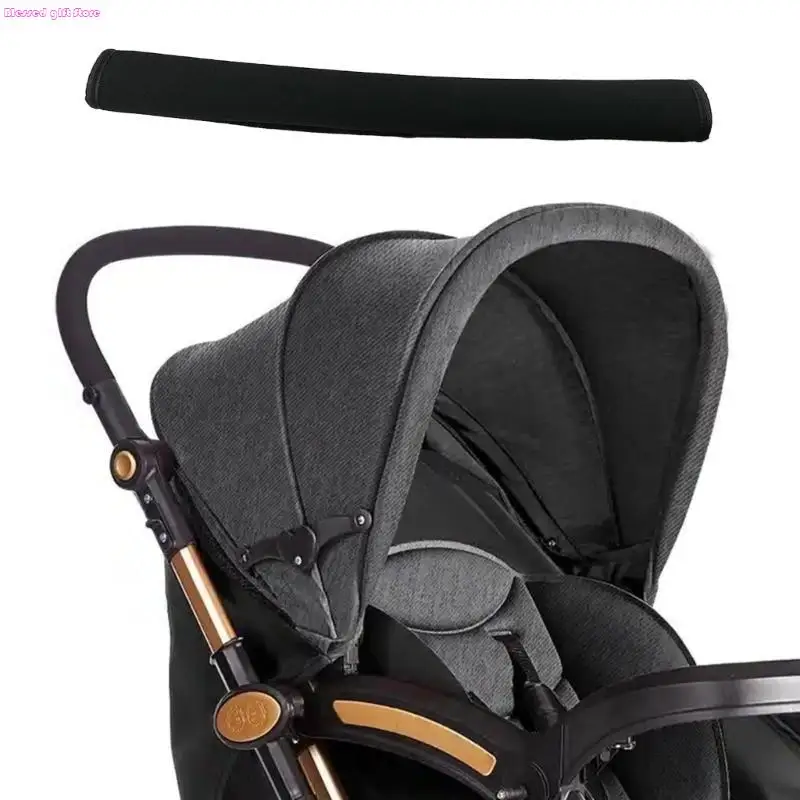 D0JC Quick Install Baby Pram Handle Covers Waterproof Not Scratch Soft for Outdoor